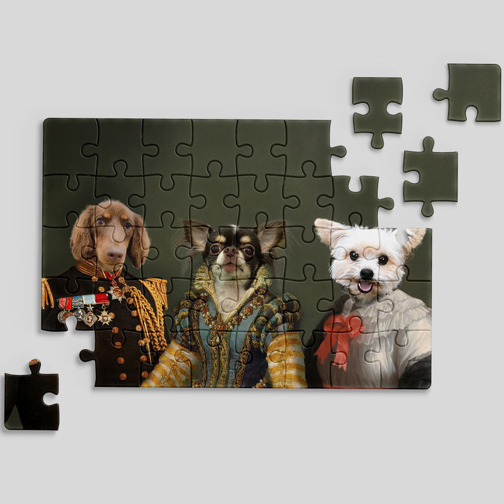 Der Admiral, die Königin und Dama - Puzzle